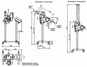 Dimensions du détecteur de métaux PHARMATRON 07 HQ