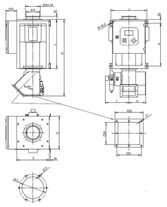 Dimensions du détecteur de métaux gravitaire kovů QUICKTRON 05 A