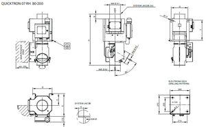 Dimensions du détecteur de métaux gravitaire QUICKTRON 07 RH HyQ Clean