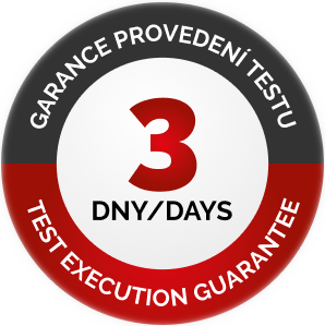 Nous garantissons les tests dans les trois jours!