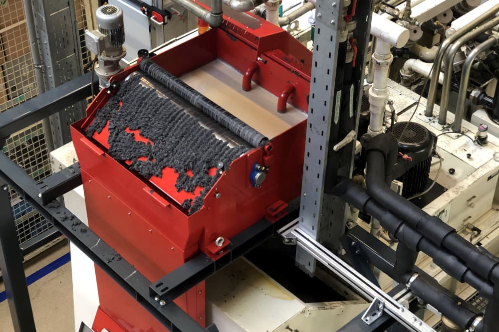 Rouleau magnétique pour liquides réfrigérants MVS