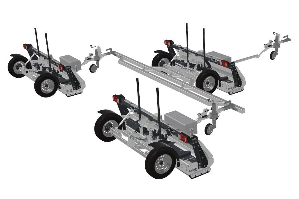 Balai magnétique MS 6000 F/N FALCON – triple attelage