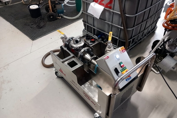 Filtre magnétique mobile MSP-S ANCISTRUS – filtration du bain de prétraitement dans un atelier de peinture automobile