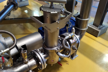 Séparateur magnétique double enveloppe MSP-S – séparation des métaux du chocolat liquide dans l'industrie alimentaire