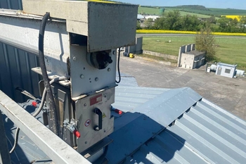 Lanterne magnétique à plaques ML 250 N – séparation des métaux d'un mélange d'aliments granulés
