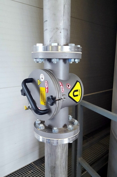 Séparateur magnétique pour les tuyauteries MSP-S – transport pneumatique de farine dans la production de pâtes