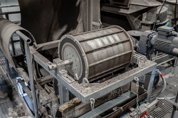 Tambour magnétique MB – séparation des métaux non ferreux du mâchefer d'incinérateur