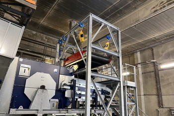 Overband à aimants permanents DND-AC Mx8 F BEAST – séparation des métaux du combustible solide de récupération CSR