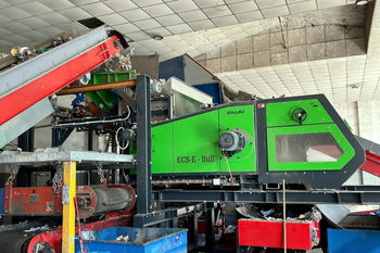 Eddy current separator ECS-E 2000 BULL – séparation des métaux du combustible solide de récupération CSR