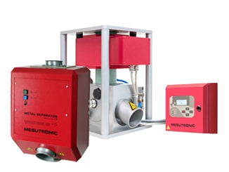 Détecteurs de métaux industriels pour un transport par gravité