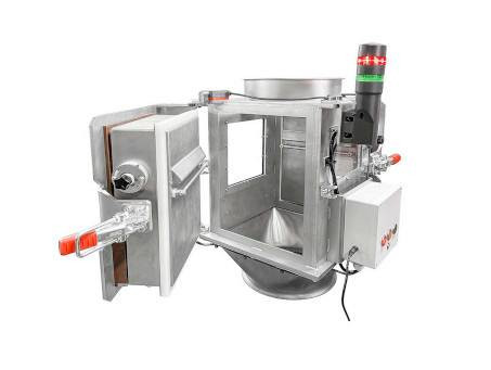 Séparateur magnétique à plaques et disposant d’un système de signalisation du remplissage ML ALARM