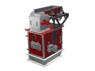 Ligne de séparation visant à séparer les impuretés ferromagnétiques se trouvant dans du sable de magnésite