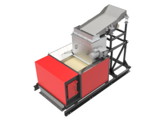 Ligne de séparation visant à recycler des déchets de verre