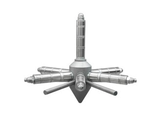 Grille magnétique de trémies à étoile SM