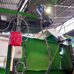 Ligne de triage automatique servant à trier des déchets en plastique 3D – bouteilles en PET