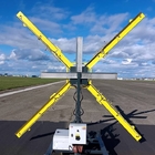 Croix lumineuse mobile indiquant la fermeture d’une piste d’aéroport