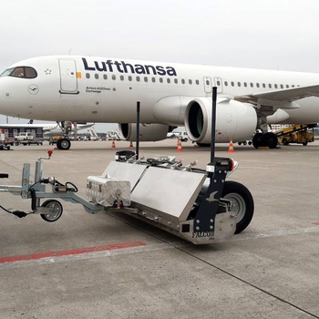 Balai magnétique MS 2000 FALCON pour les aéroports et les surfaces non-revêtues